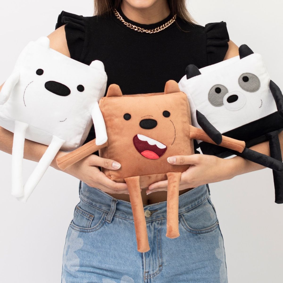 GENERICO - Osos 3 hermanos escandaloso peluche dibujo