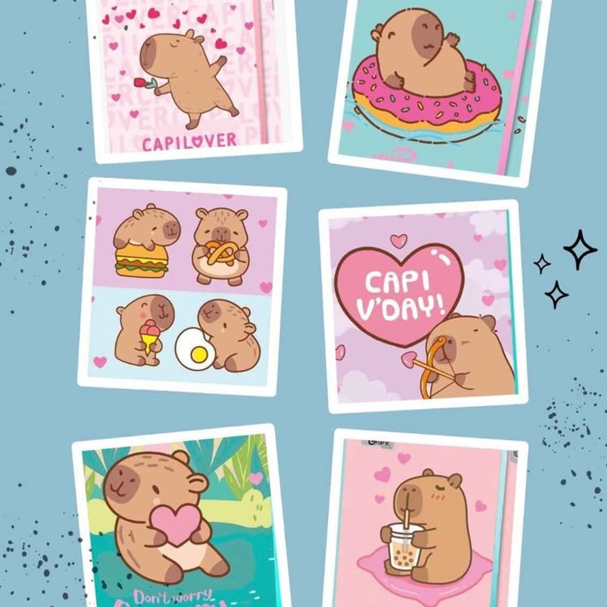 GENERICO - CUADERNOS CAPIBARA PACK X6 - 150 HOJAS A4