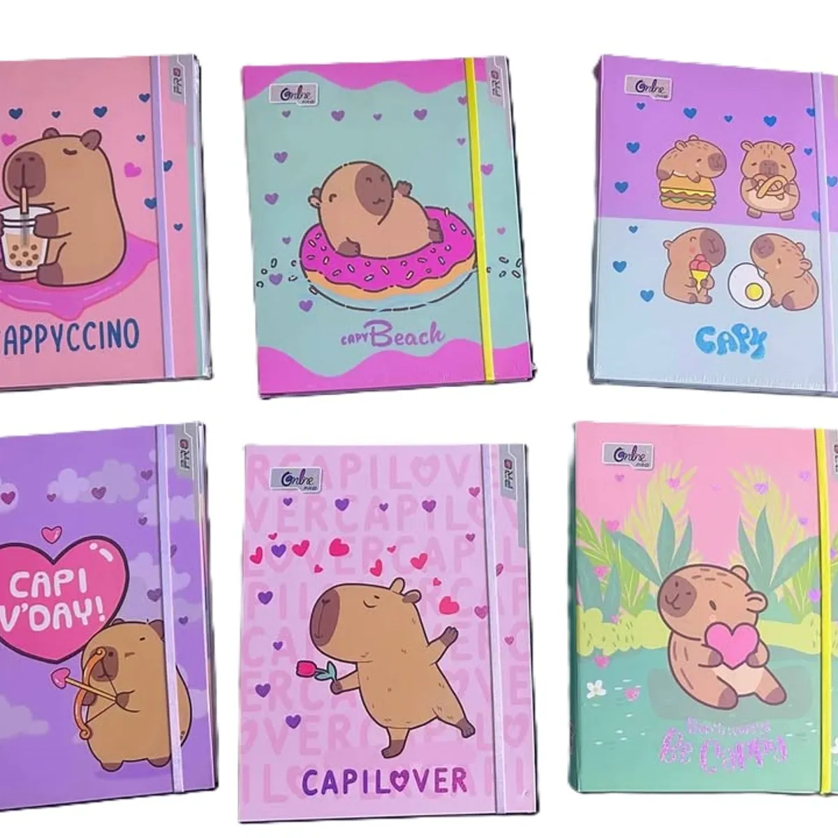 GENERICO - CUADERNOS CAPIBARA PACK X6 - 150 HOJAS A4