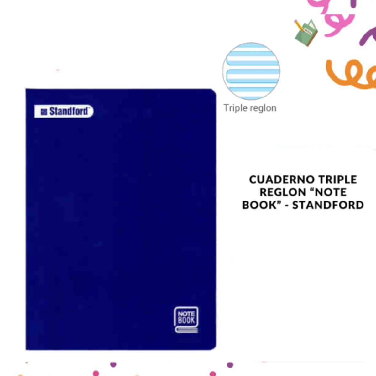 GENERICO - CUADERNO TRIPLE RENGLON