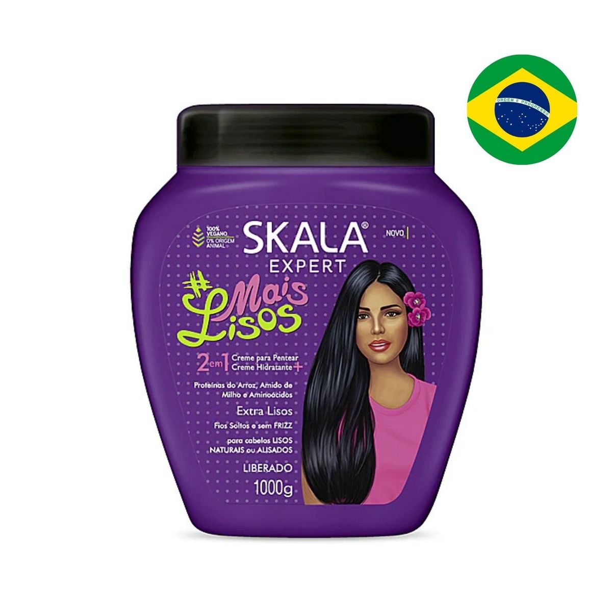 SKALA - Skala Mais Lisos 2en1 Máscara Vegana Crema Para Peinar 1kg