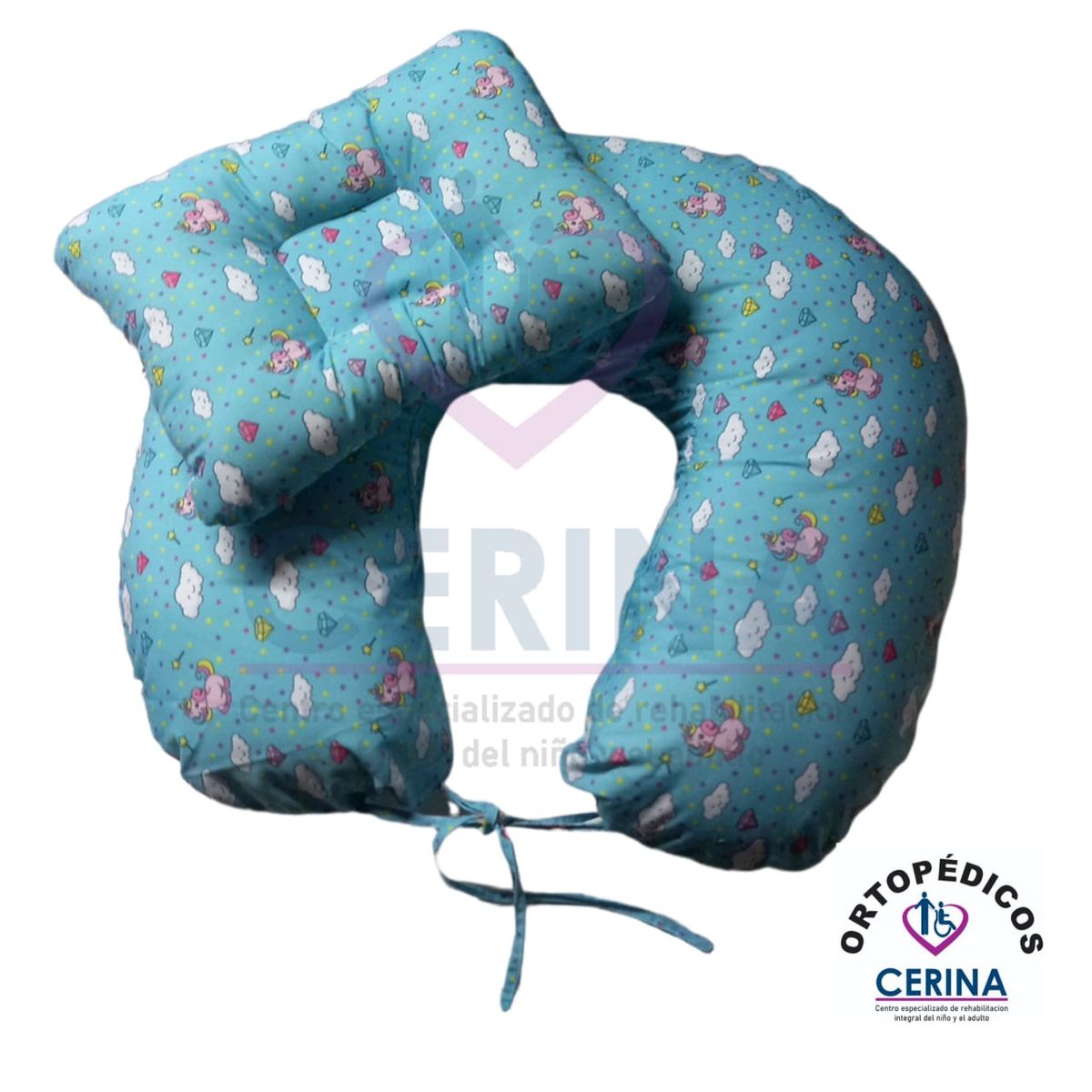 GENERICO - Almohada de Lactancia Materna y Pediátrica Unicornio