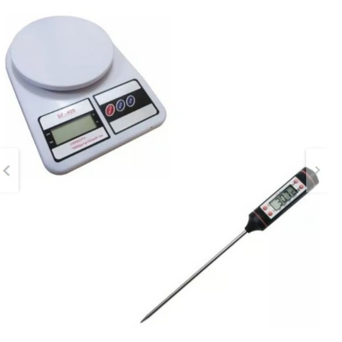 GENERICO - pack Balanza Digital De Cocina Termometro Digital De Cocina