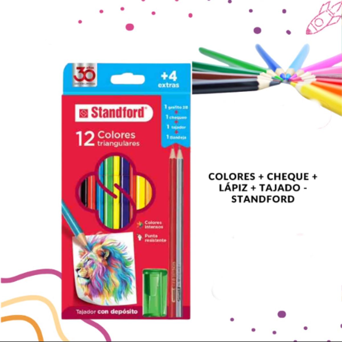 GENERICO - Colores Largos Triangulares