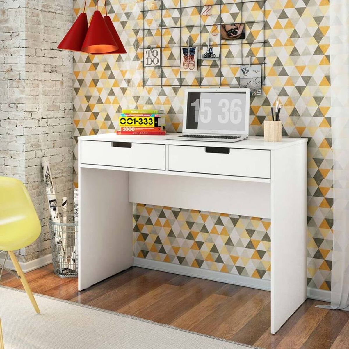 GENERICO - Escritorio Moderno Vigil Blanco R&R MUEBLES