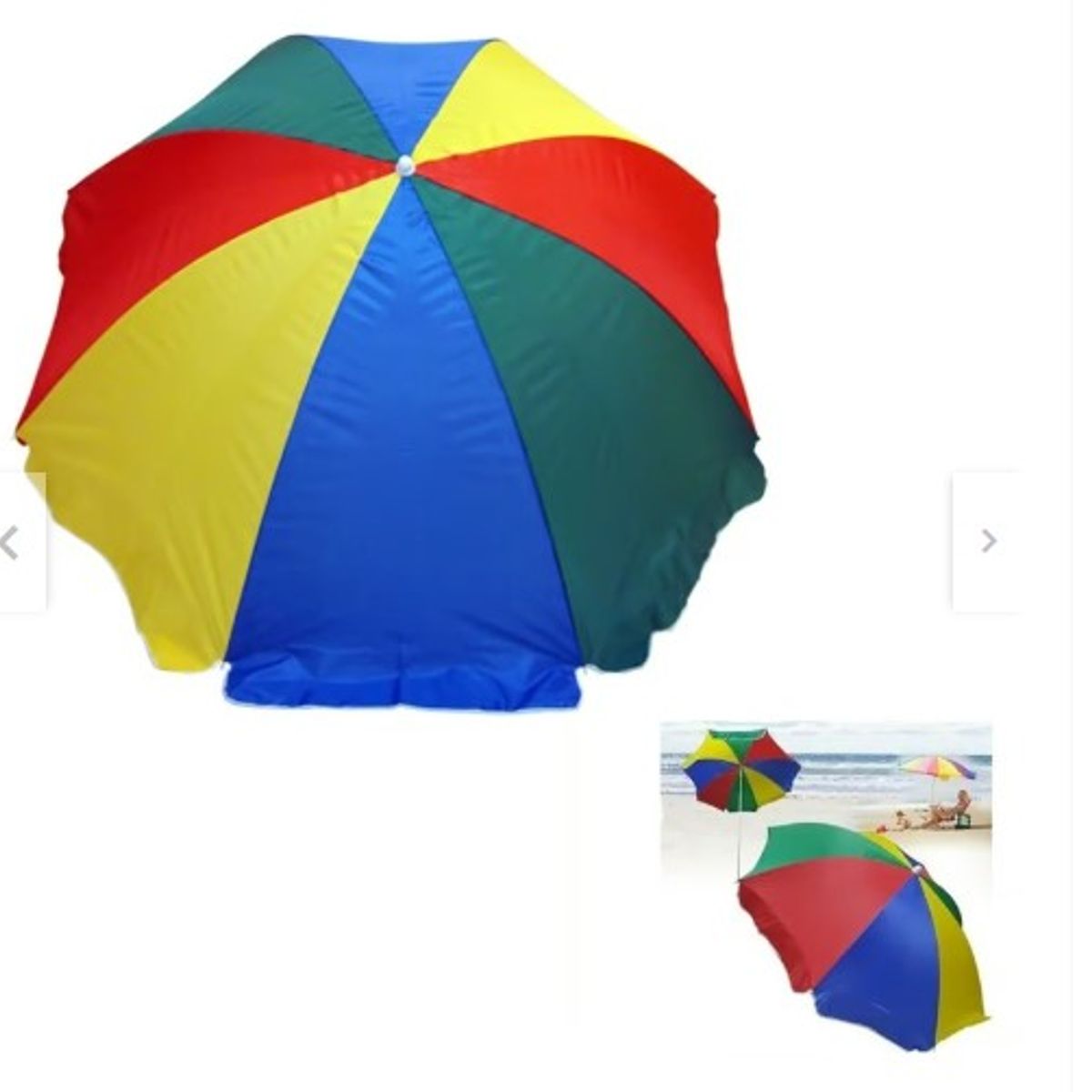 GENERICO - Sombrilla De Playa  grueso Verano tendencia redes