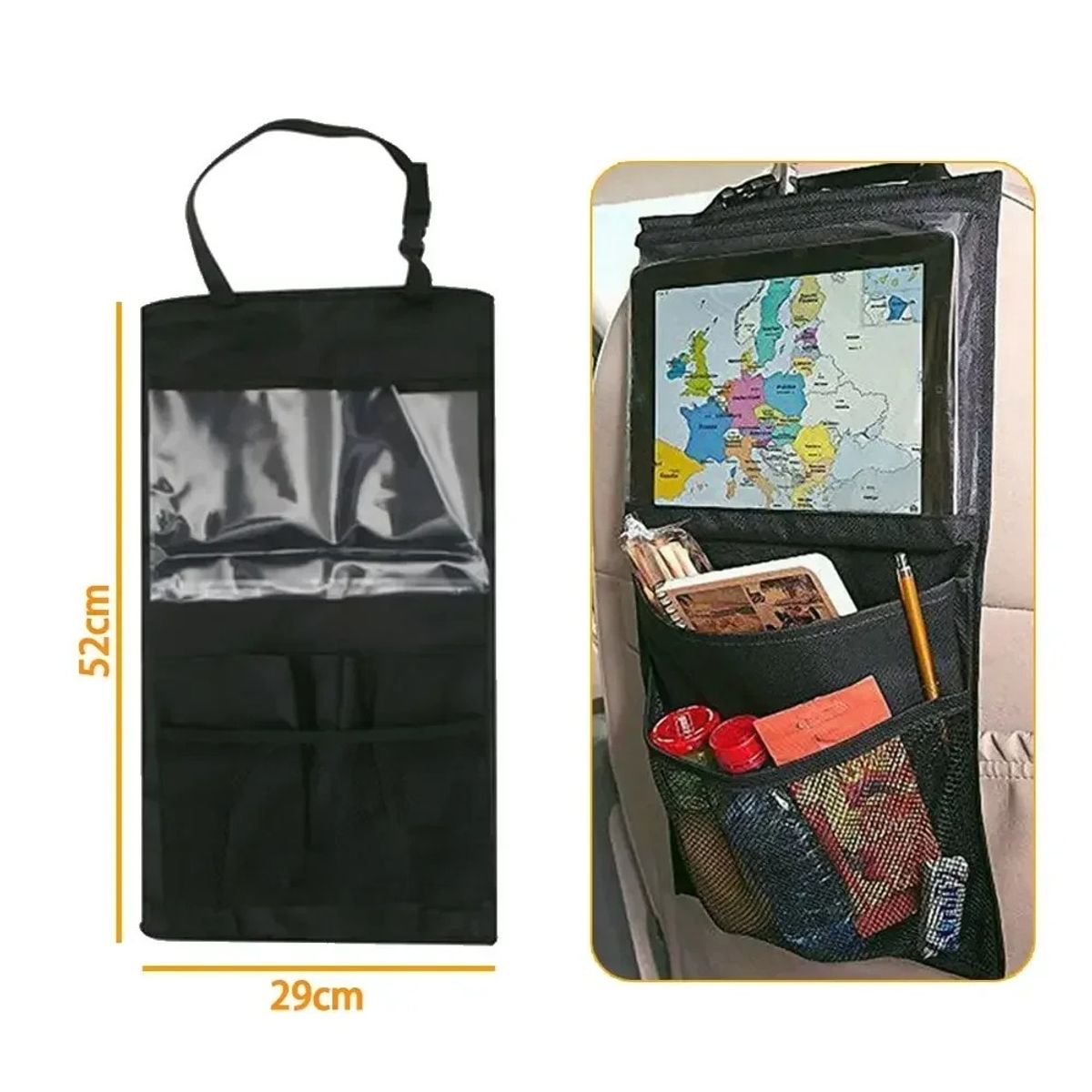 GENERICO - Organizador de Asiento para Coche con Soporte para tableta