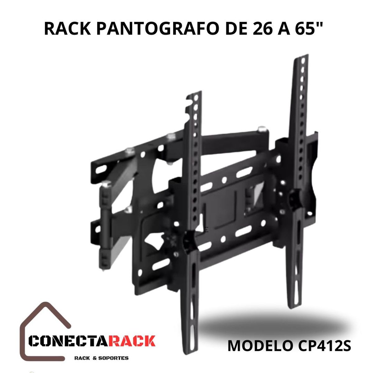 GENERICO - Rack para TV  Led 26-65″ Doble Brazo CP412.