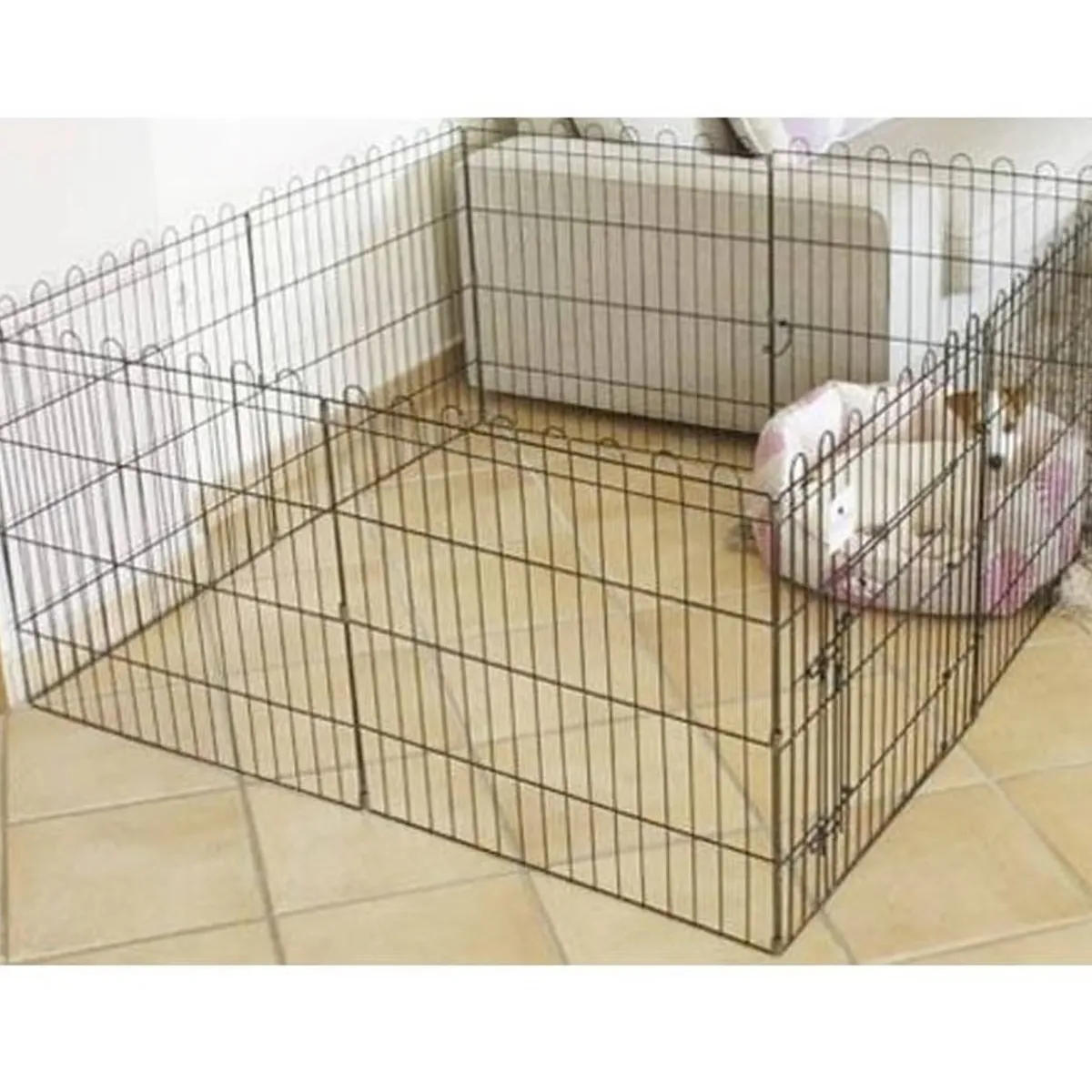 GENERICO - Corral cerco jaula para mascota 60 x 80cm GRANDE