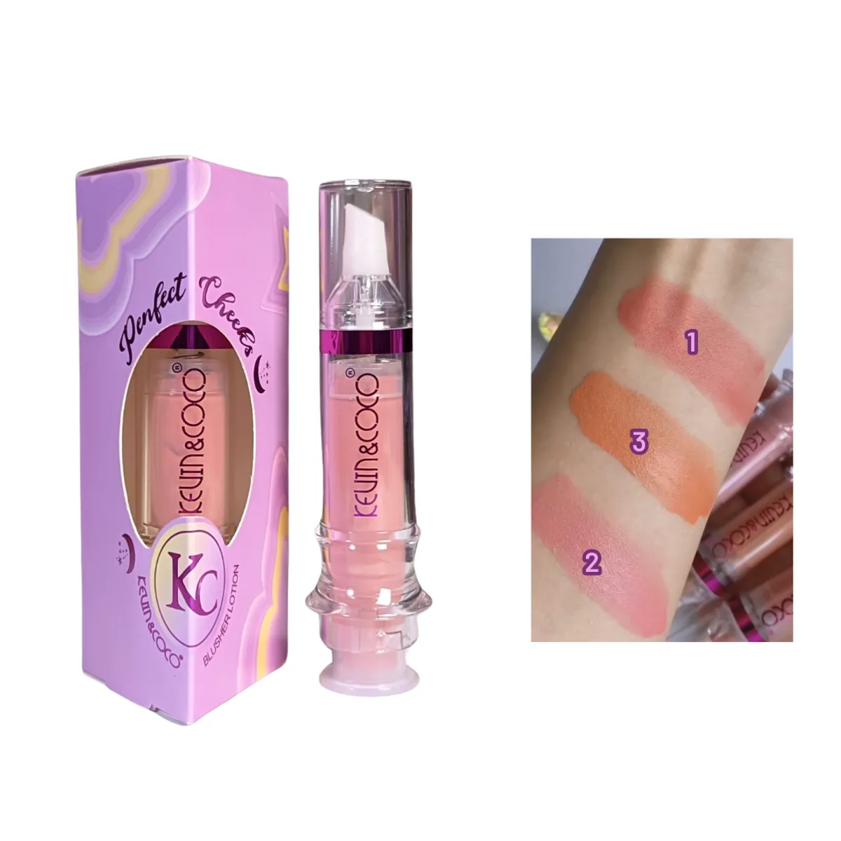 GENERICO - Rubor Líquido Perfect Cheeks Kevin & Coco TONO 2