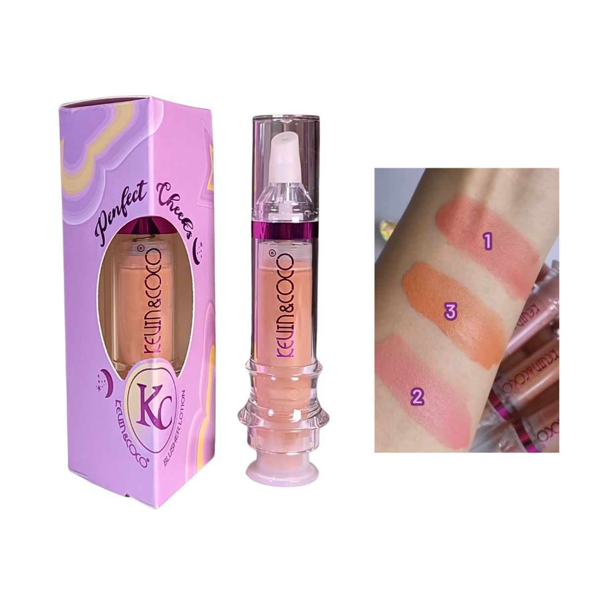 GENERICO - Rubor Líquido Perfect Cheeks Kevin & Coco TONO 3