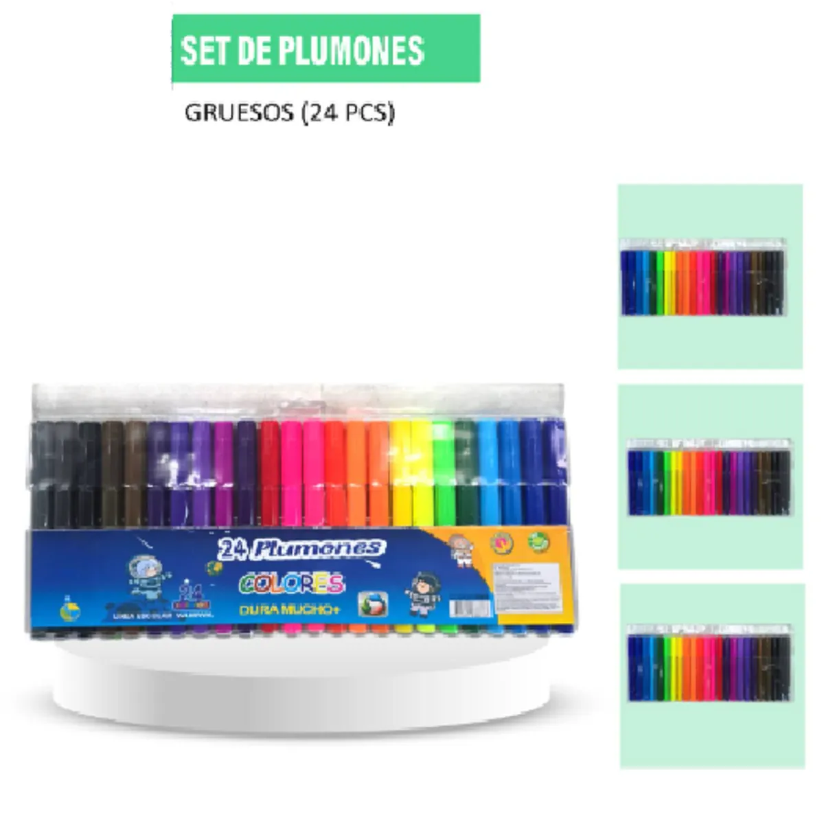 GENERICO - Set de Plumones Gruesos