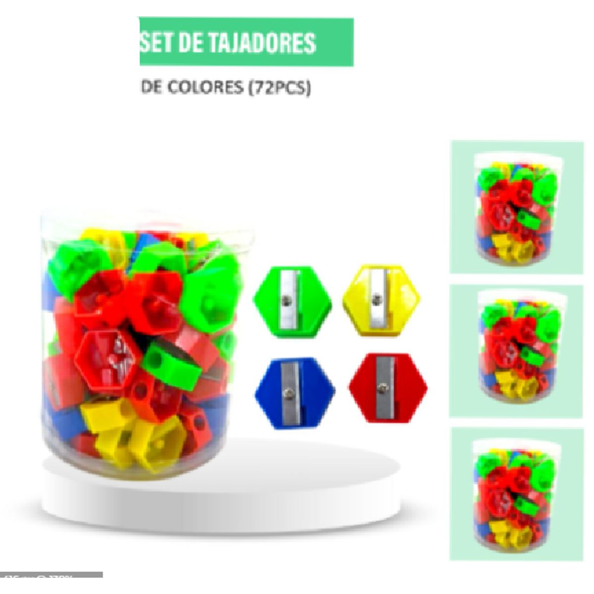 GENERICO - Set de Tajadores De Plástico