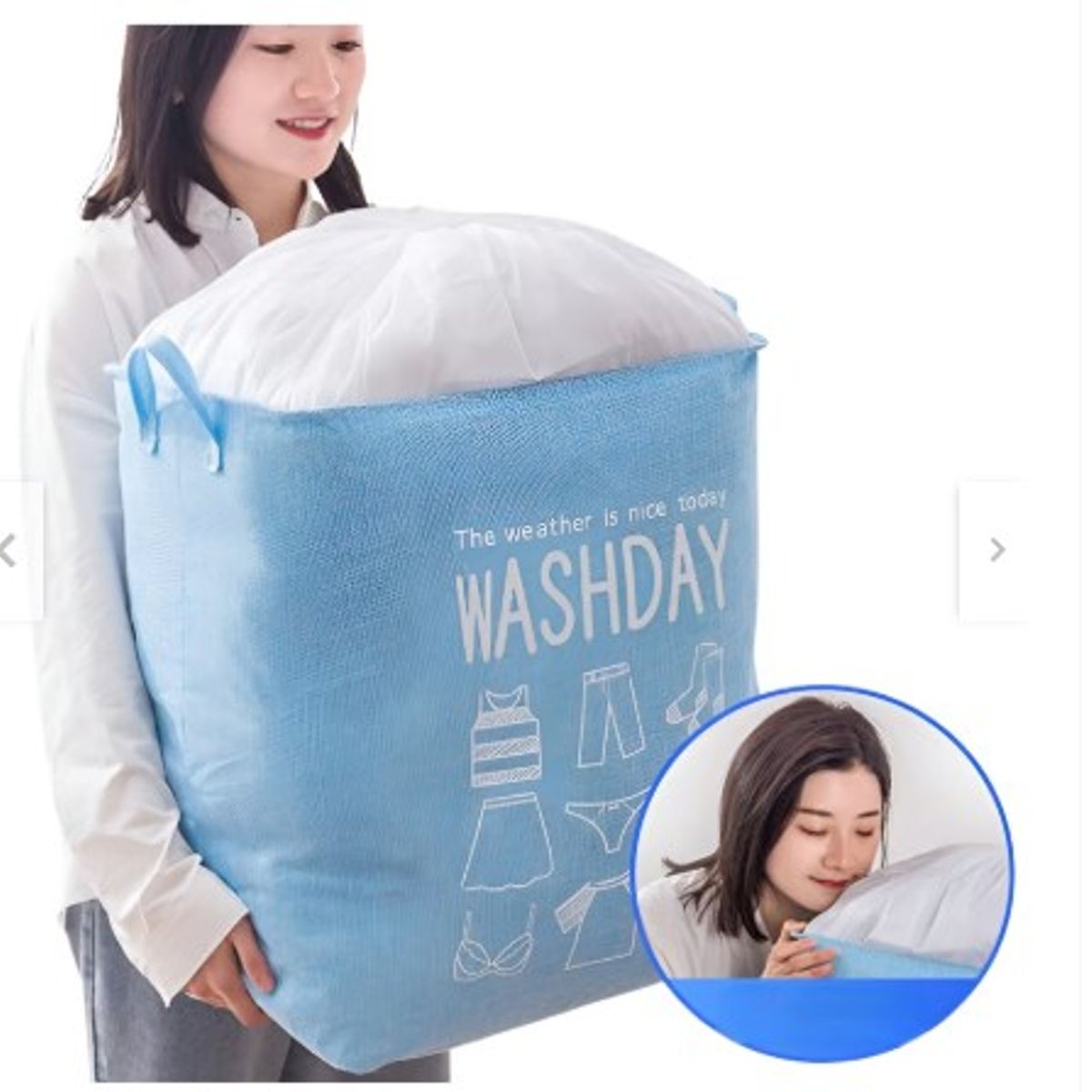 GENERICO - Cesta De Ropa Impermeable Multiuso Con Ajuste