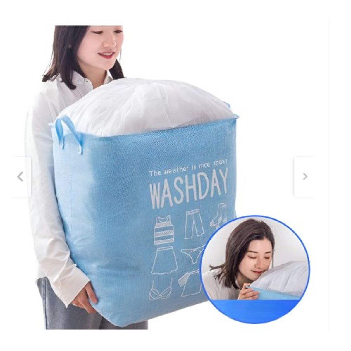 GENERICO - Cesta De Ropa Impermeable Multiuso Con Ajuste