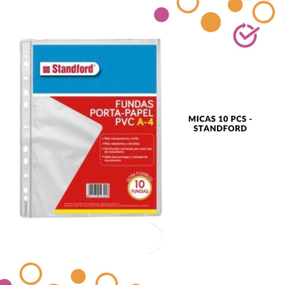 GENERICO - Micas Portapapel X10 UND