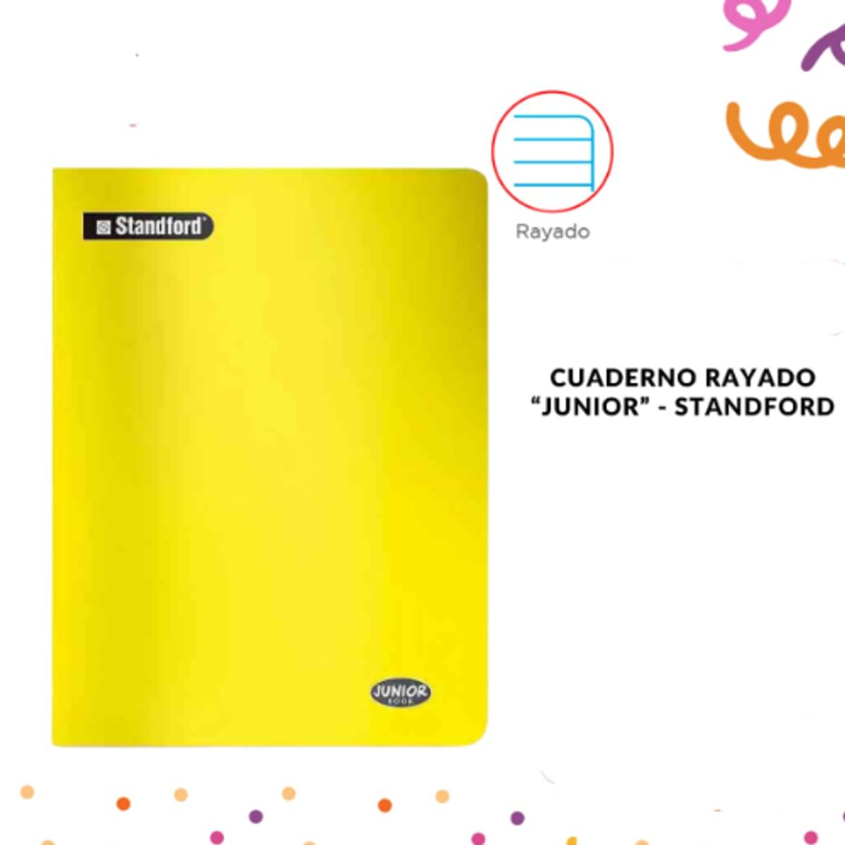 GENERICO - CUADERNO RAYADO DELUXE