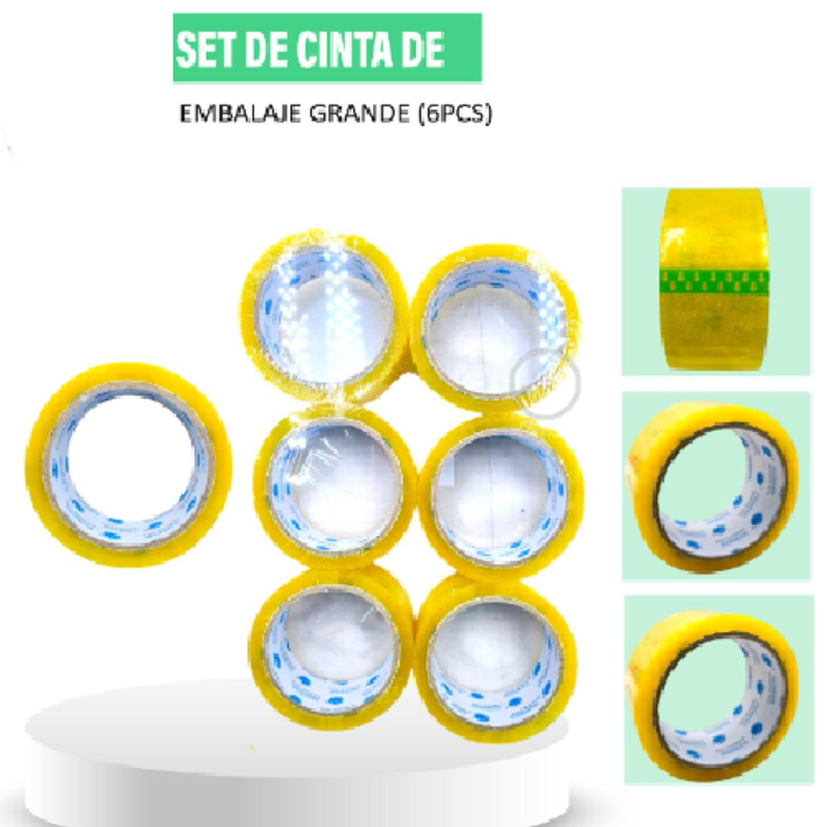 GENERICO - CINTA DE EMBALAJE X 06UND