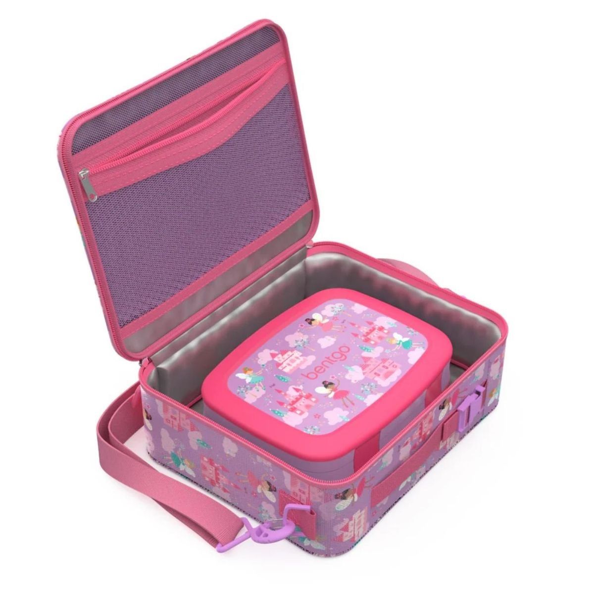 BENTGO - Set Lonchera y Porta Lonchera Bentgo Kids - Haditas