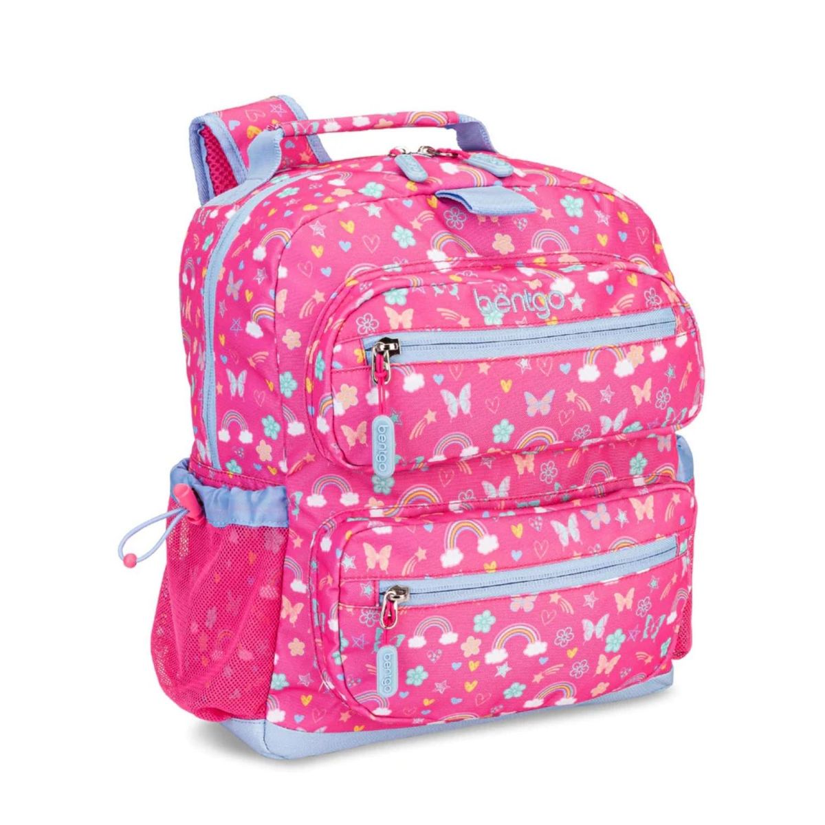 BENTGO - Set Lonchera y Mochila Escolar Bentgo Kids - Arcoiris y Mariposas