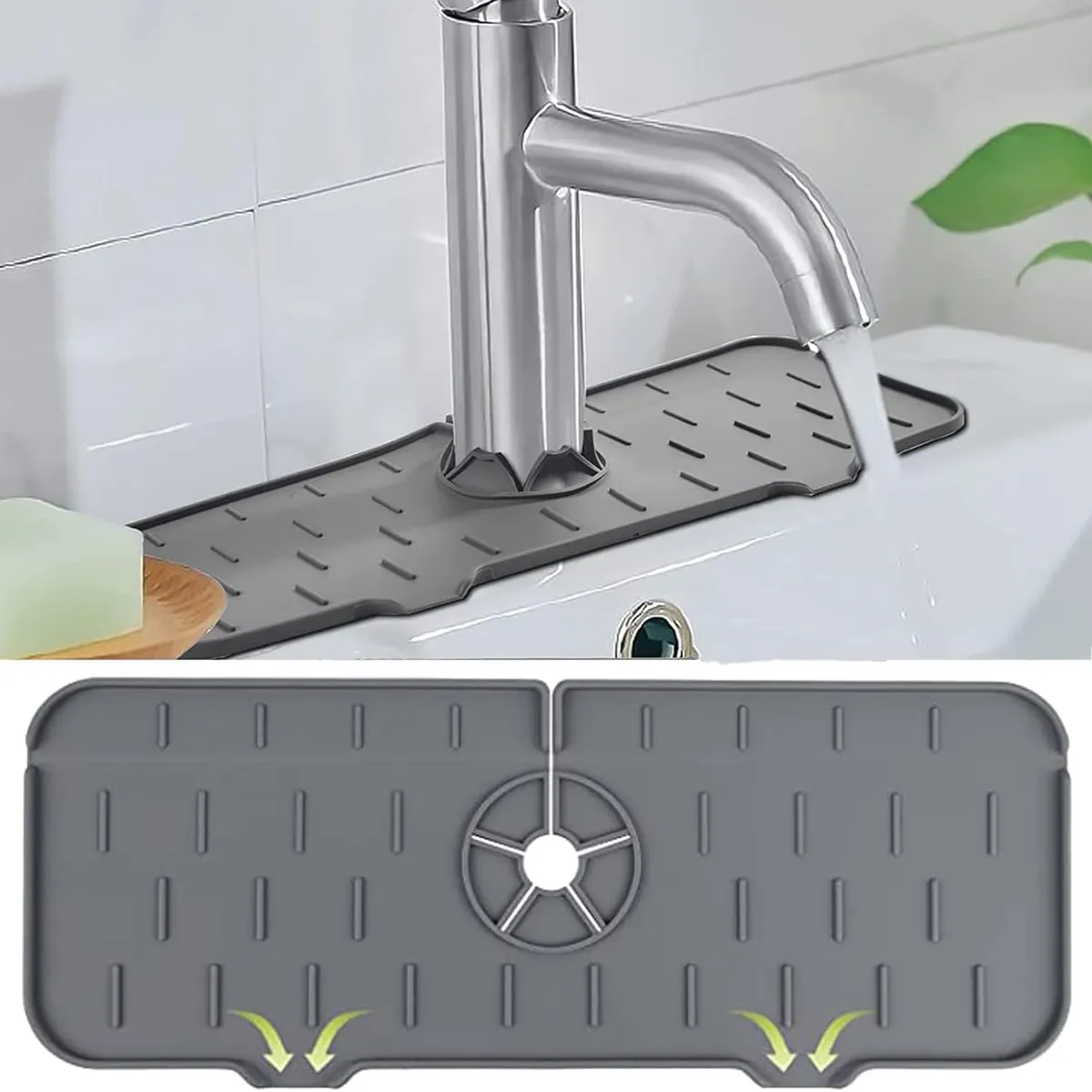 GENERICO - Protector contra salpicaduras para grifo de cocina