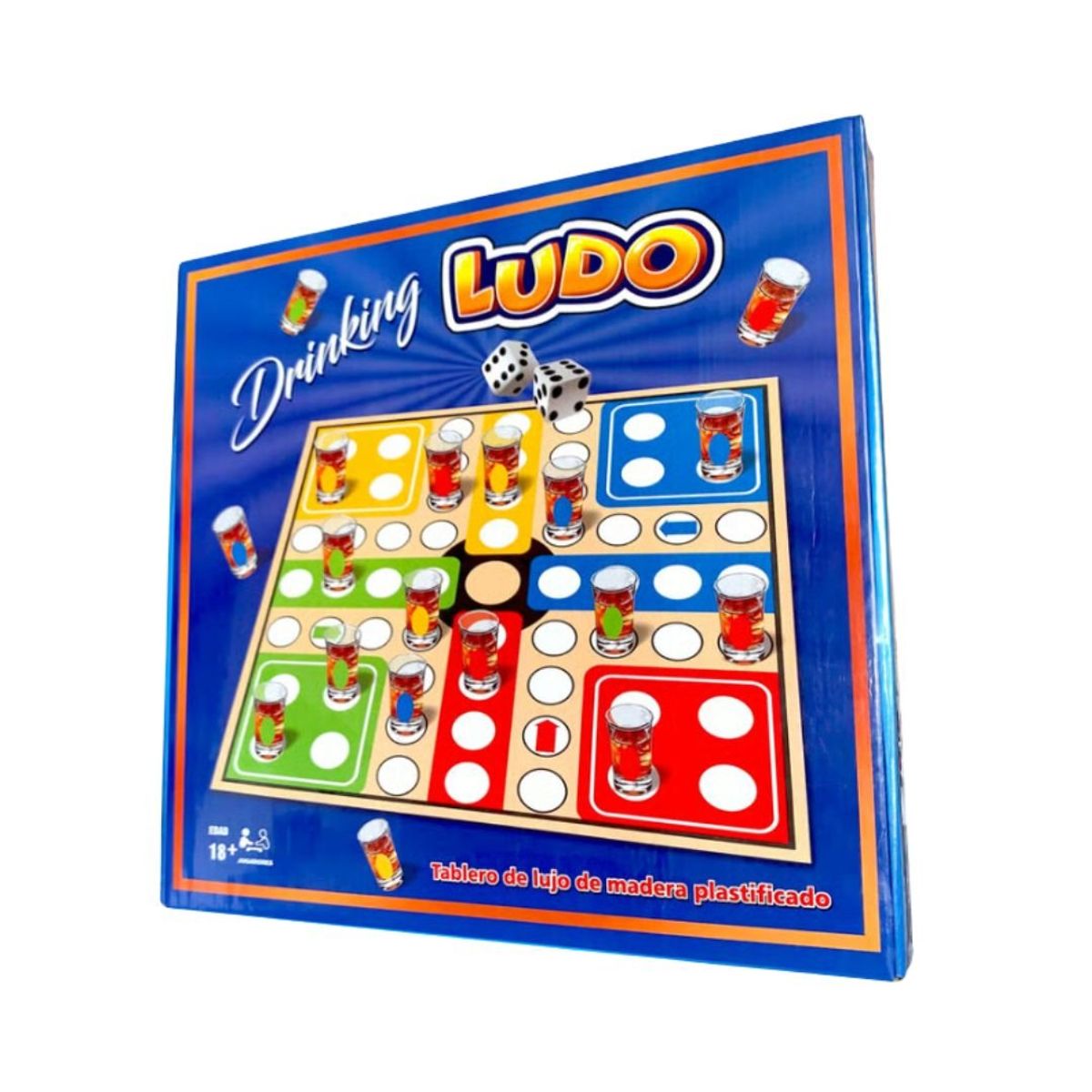 GENERICO - Drinking Ludo - Juego de Mesa para Adultos