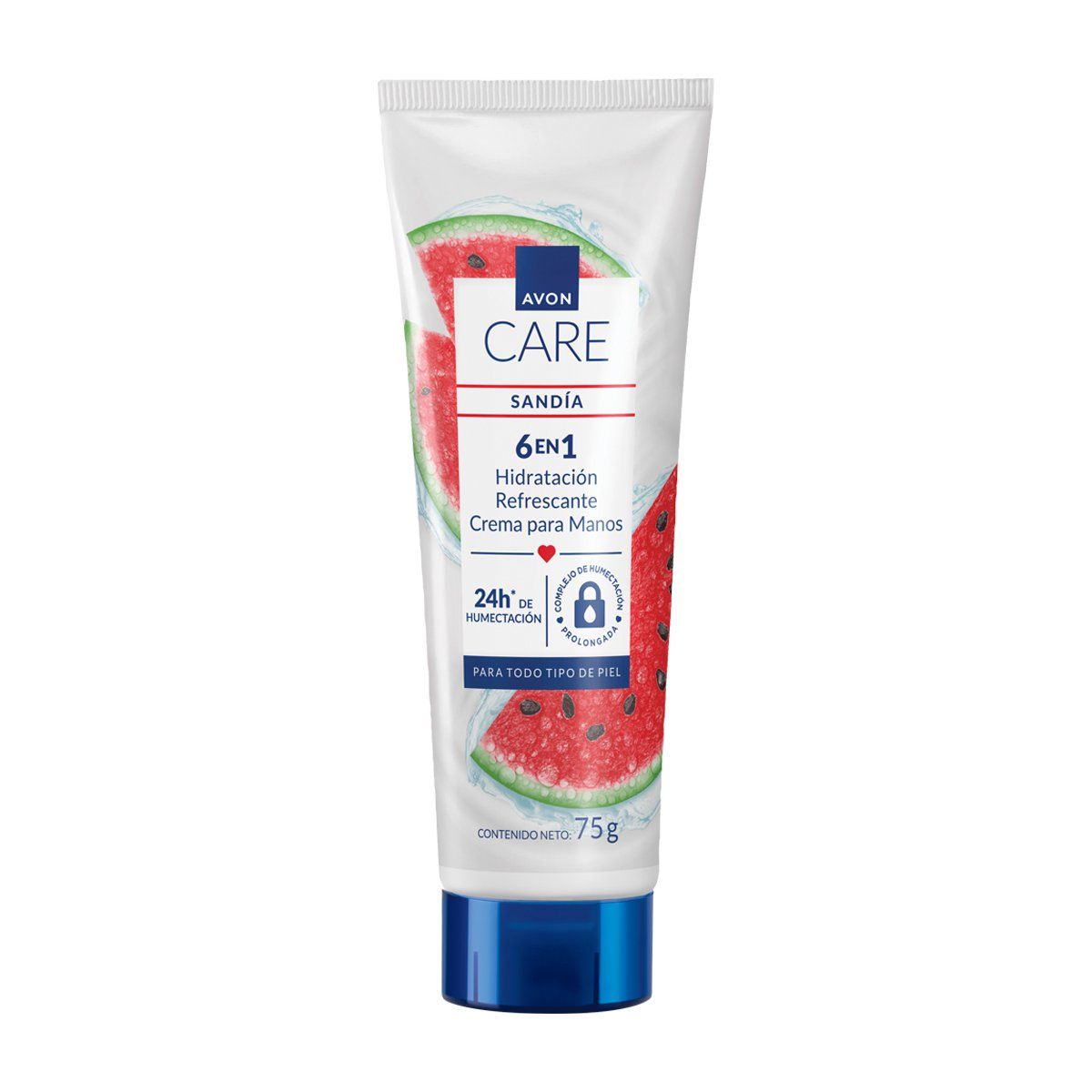 AVON - Crema hidratante de Manos 6 en 1 Sandia Avon Care 75g