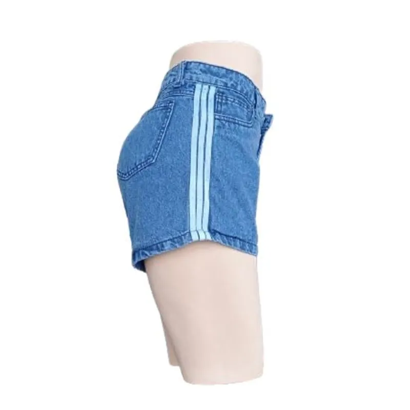 GENERICO - SHORT CON  LINEAS PARA MUJER