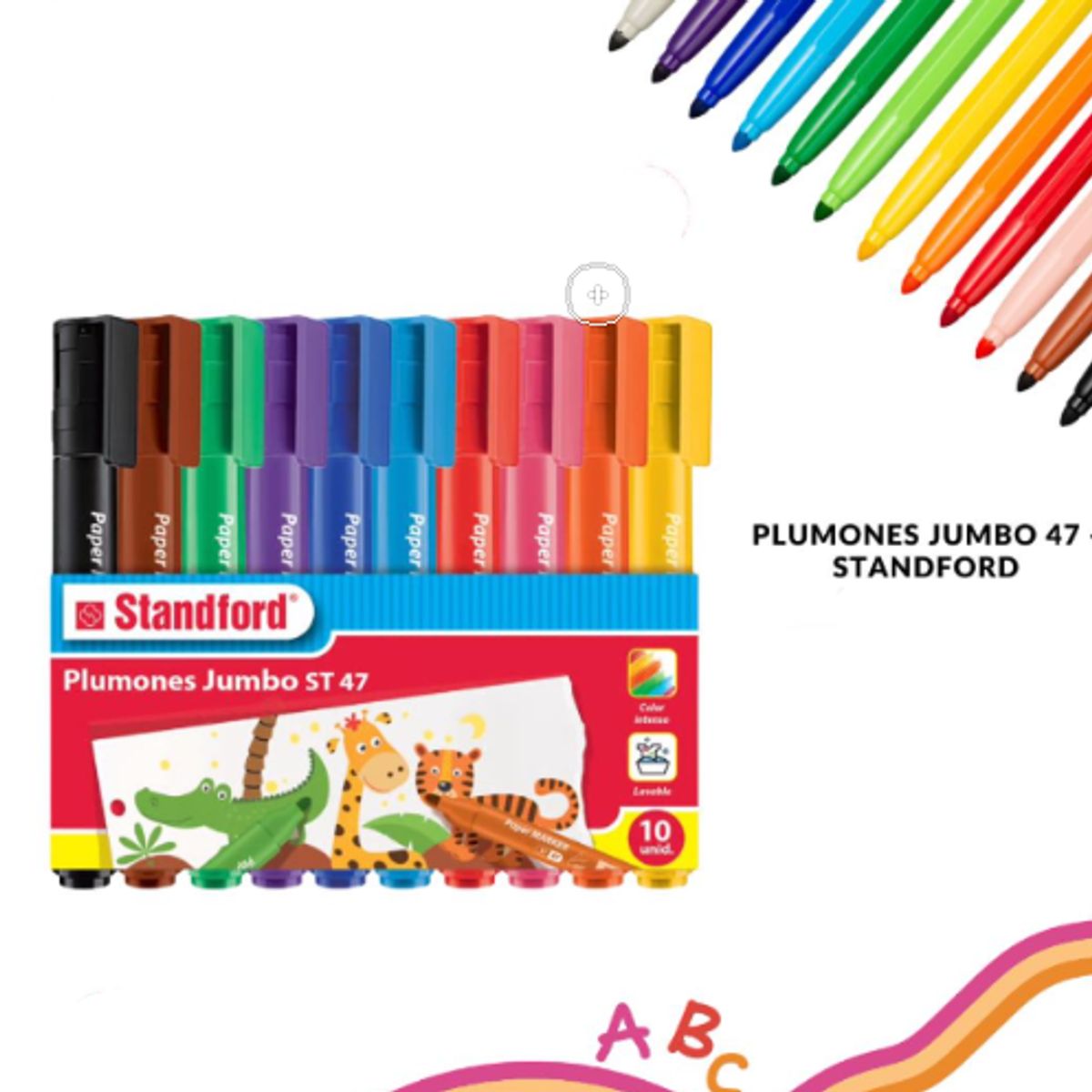 GENERICO - Set de Plumones Gruesos