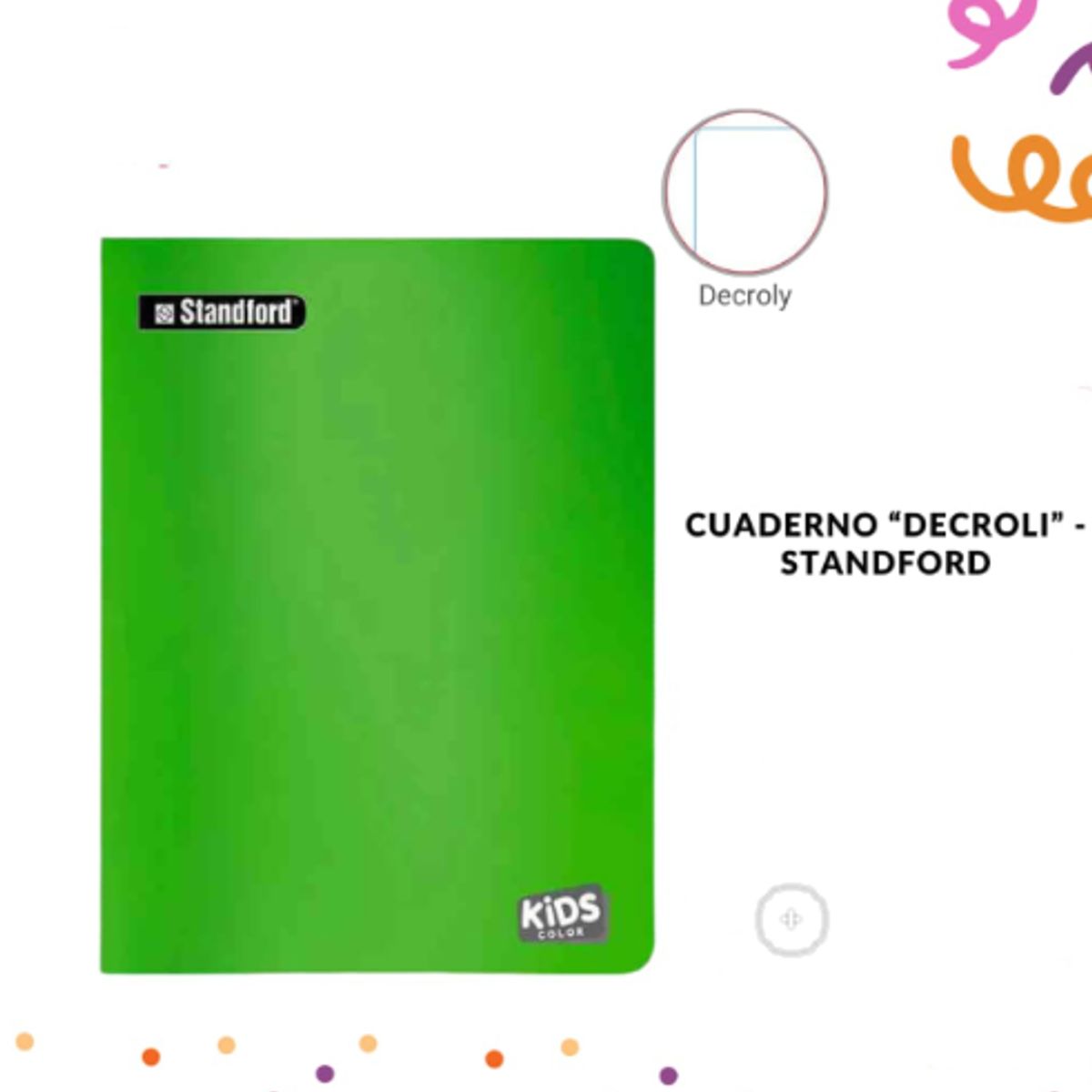 GENERICO - CUADERNO KIDS DECROLY