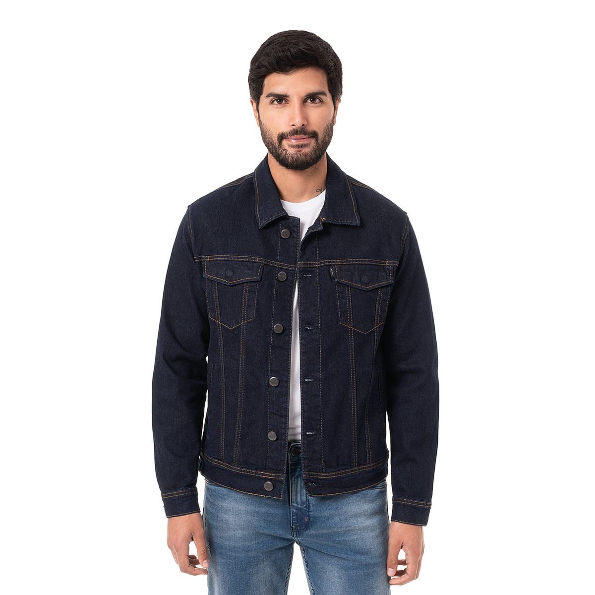 PIONIER - Casaca Denim Stretch Khenat Pionier