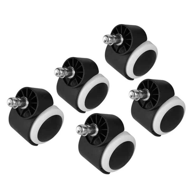 GENERICO - MONTECH - Rueda Garrucha De Silla de Nylon Poliuretano Goma-Universal