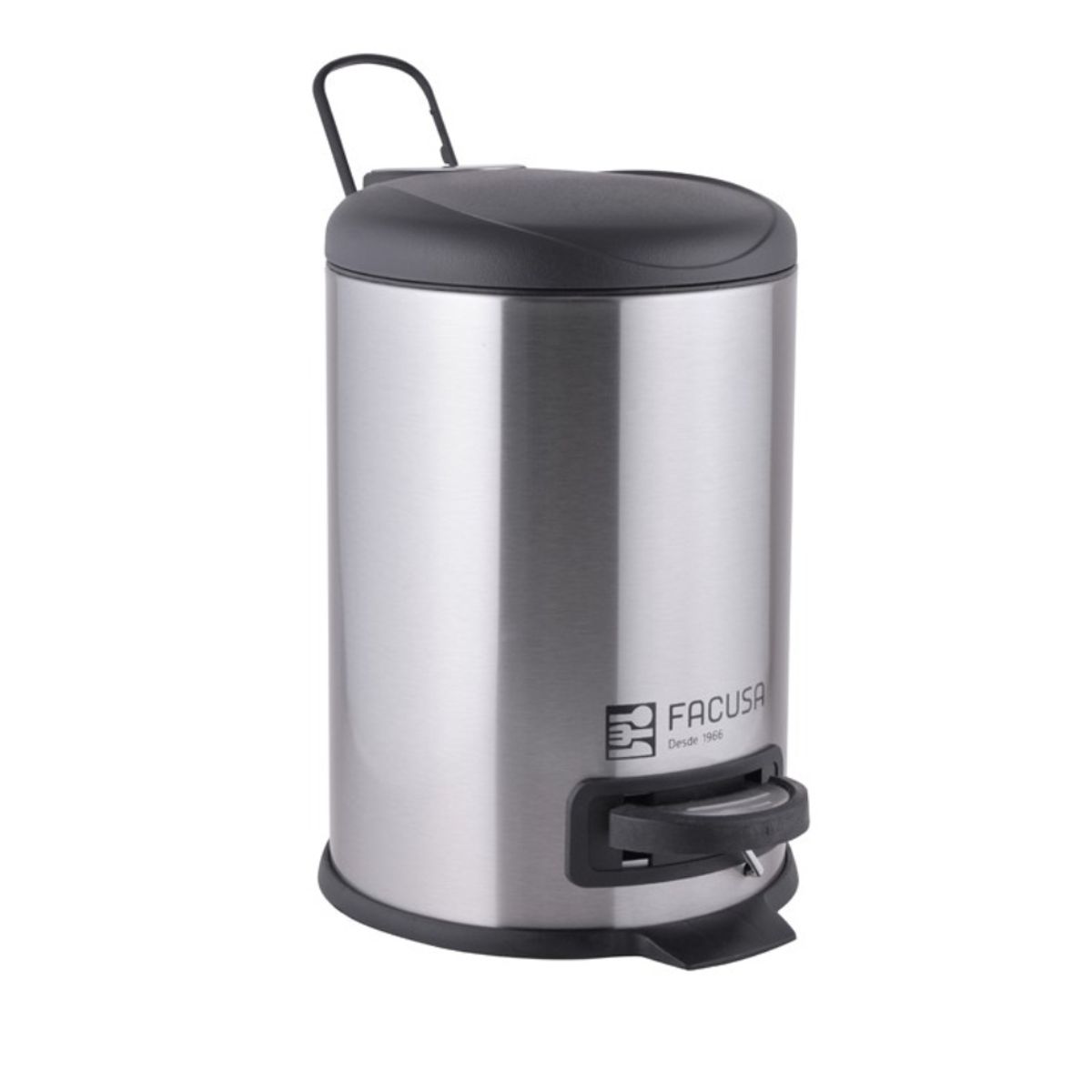 FACUSA - Papelera 20LT Clean C/Asa  (D30.5*44.5cm) - 984152001