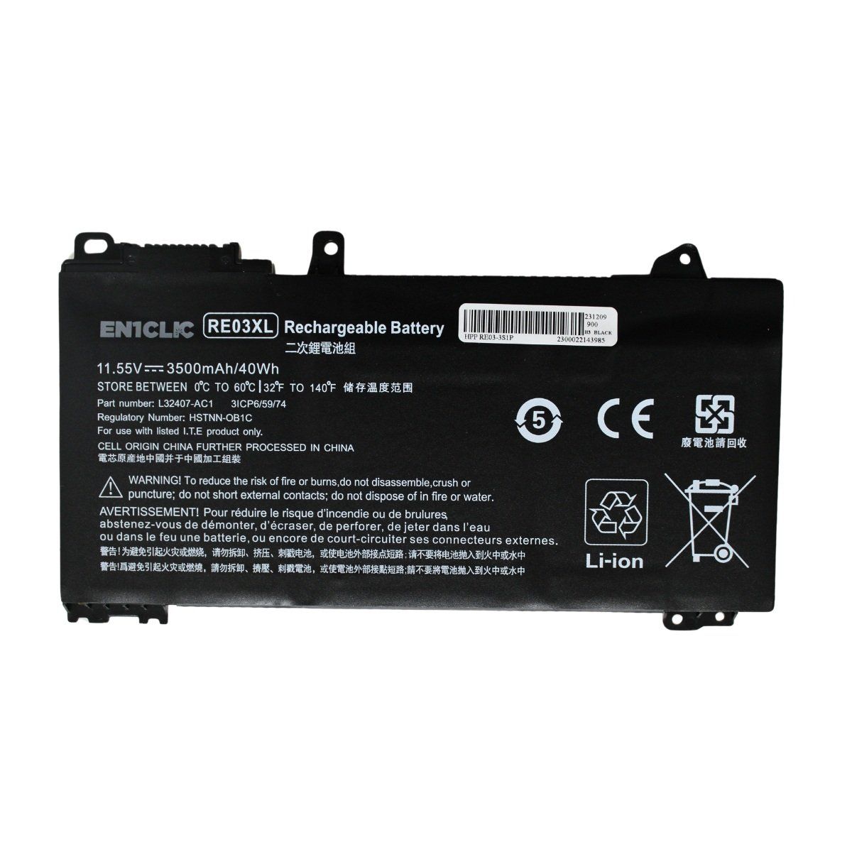 HP - Batería Para Laptop Hp RE03XL Probook 450 G6 G7