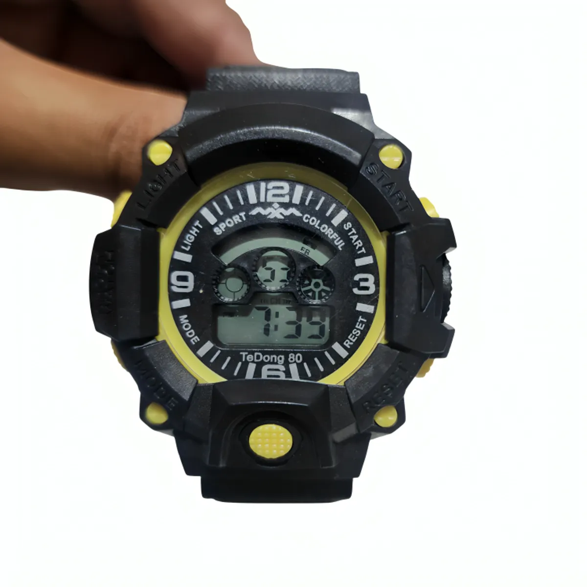 GENERICO - Pack x2 relojes pulsera con luz cronómetro y fecha