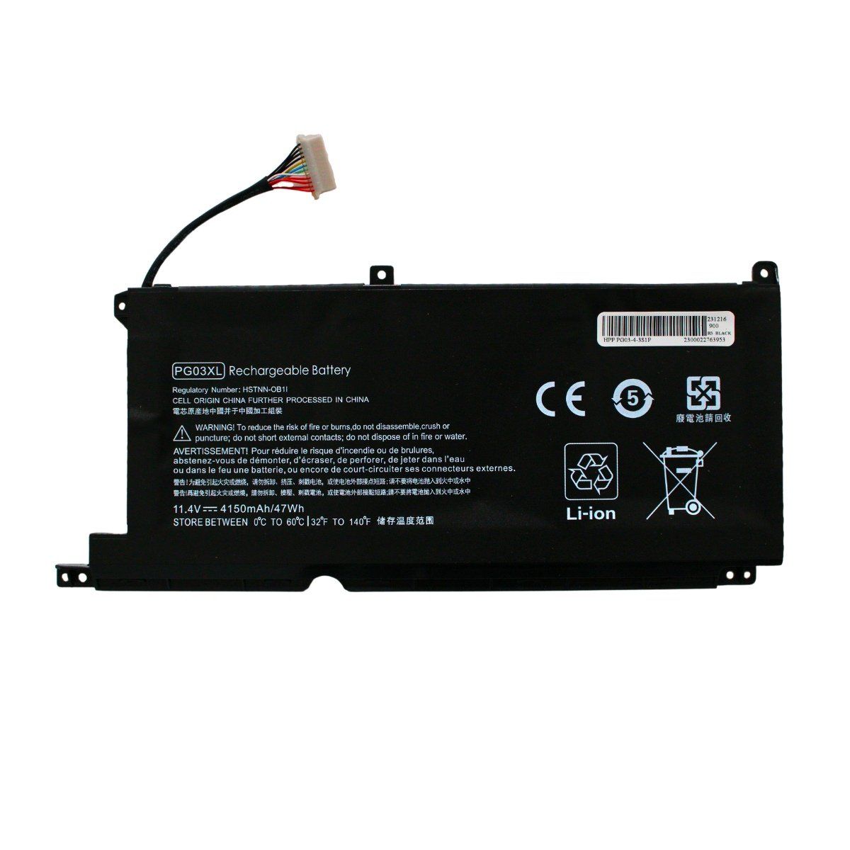 HP - Batería Para Laptop Hp PG03XL Spectre 15-AP