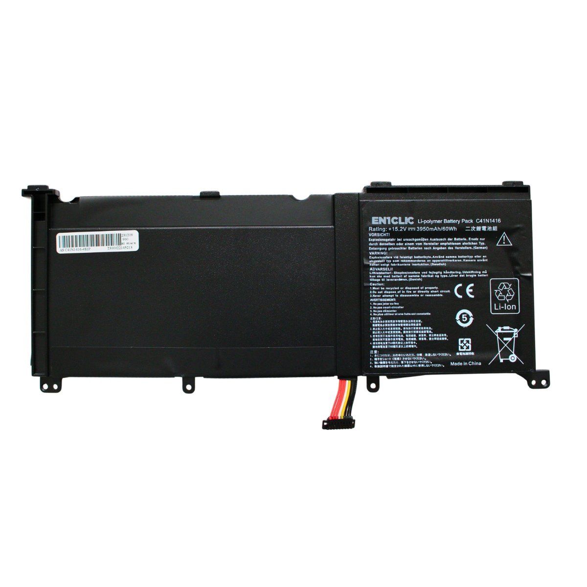 ASUS - Batería Para Laptop Asus C41N1416 Zenbook Pro G501