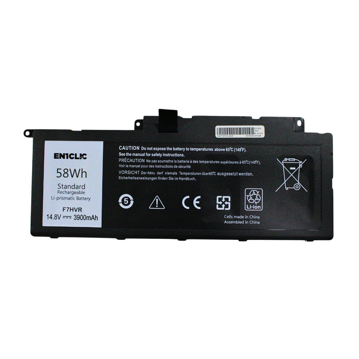 DELL - Batería Para Laptop Dell F7HVR 7537