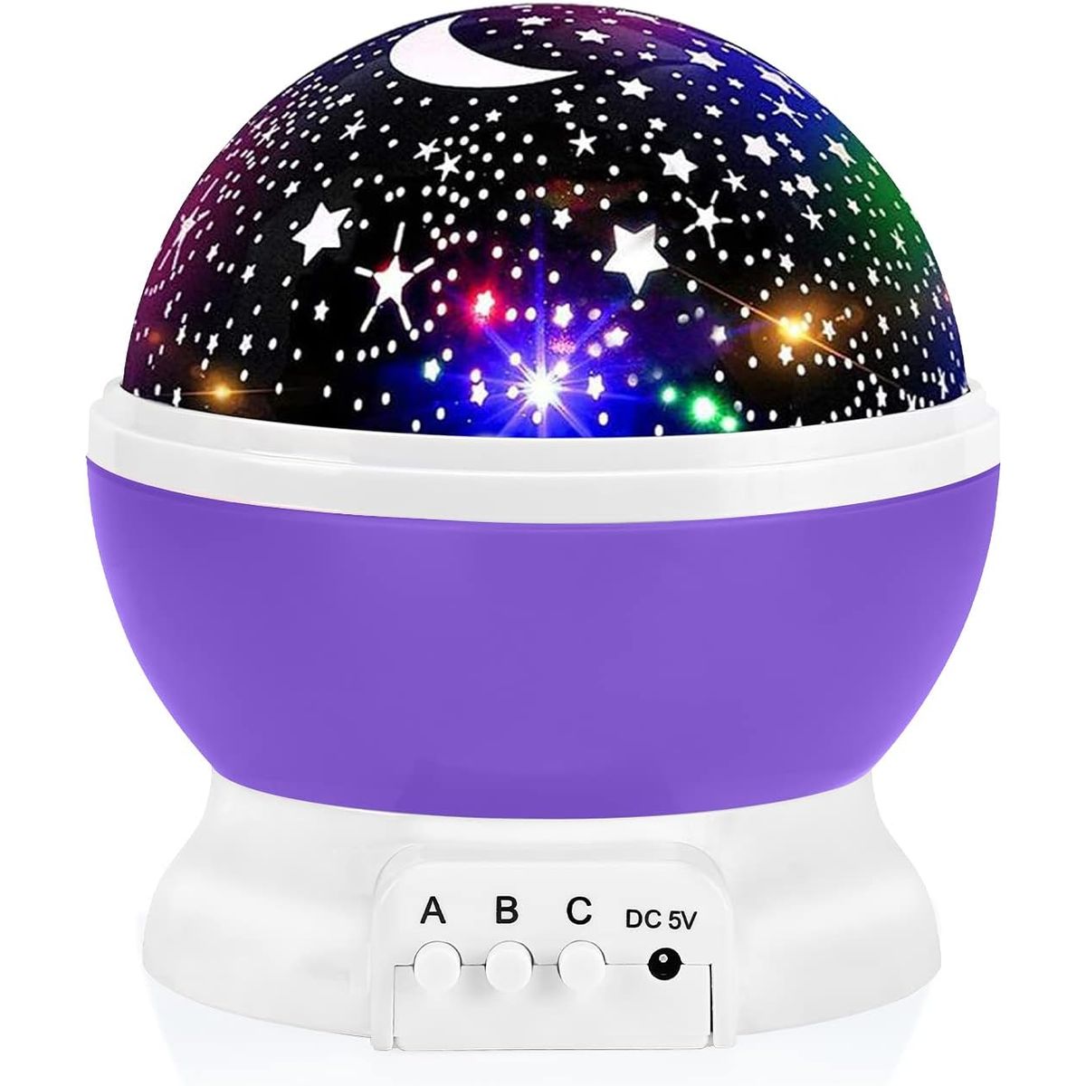 GENERICO - Lámpara Proyector De Noche Giratorio Para Dormir Luz LED
