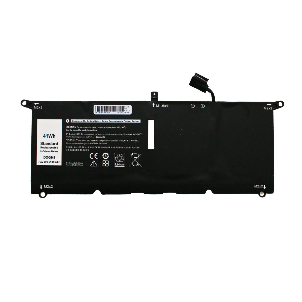 DELL - Batería Para Laptop Dell DXGH8 13 9370 9380