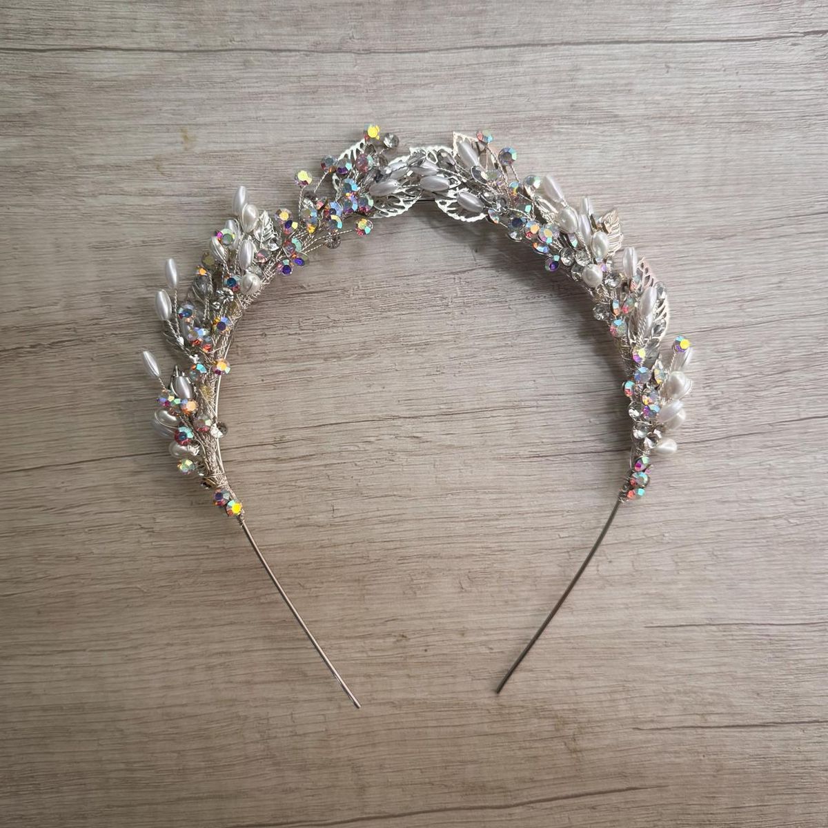 ANADE HANDMADE - TIARA DIADEMA TOCADO NOVIA QUINCEAÑERA INVITADA