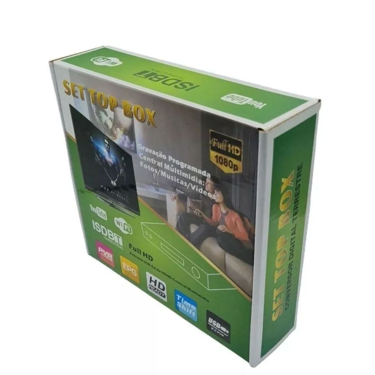 GENERICO - Sintonizador Decodificador Genérico Tv Digital Hd 1080p