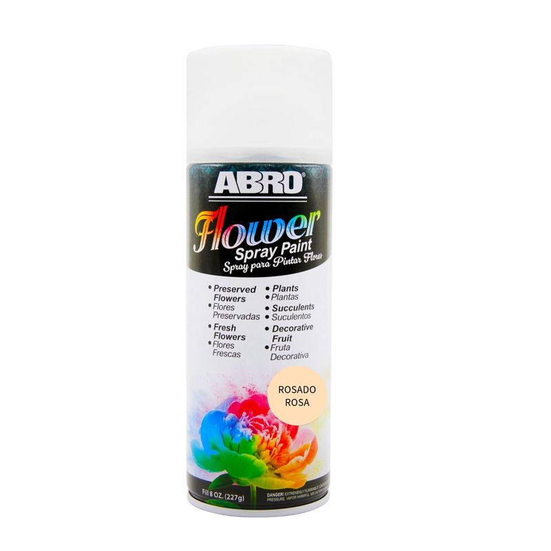 ABRO - ABRO Pintura en Spray para Flores Rosado Rosa FSP-400 - 227gr