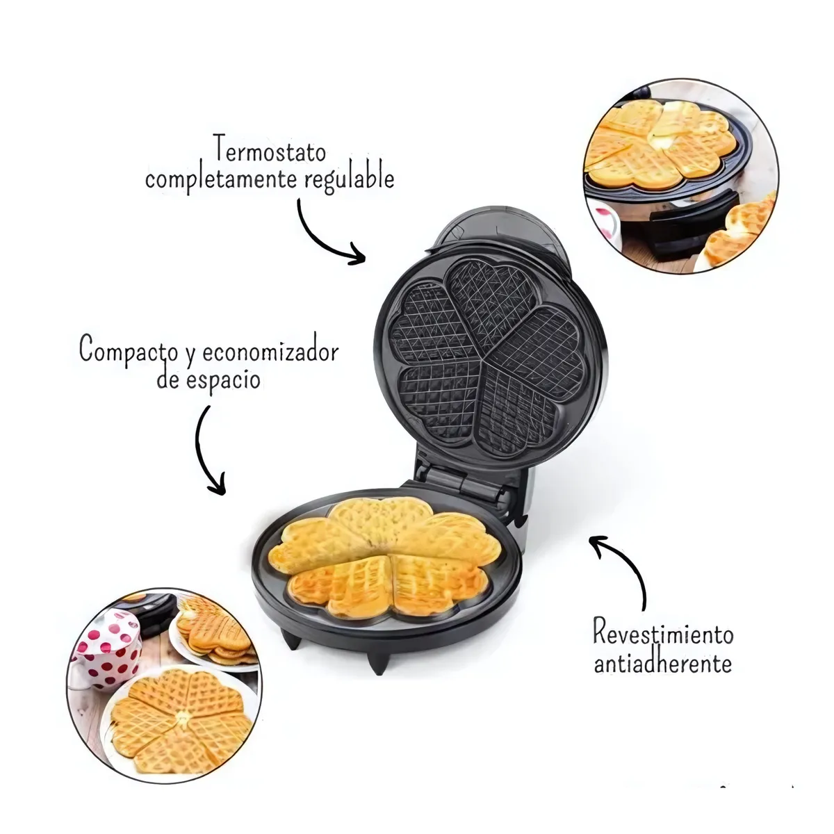 OEM - Waflera con Forma de Corazón - BOMA