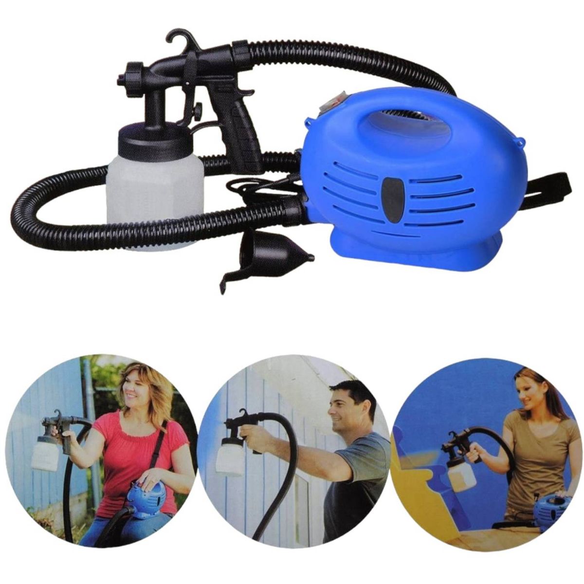 GENERICO - Kit Portatil Para Pintar Magic spray gun Pistola Con Compresor De Aire