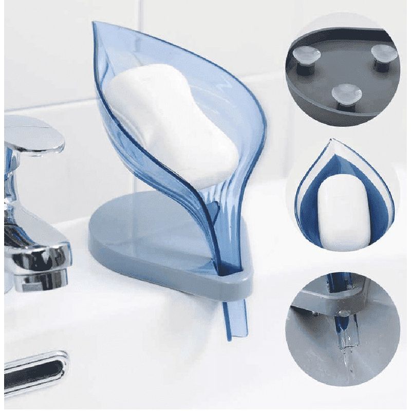 GENERICO - Jabonera con escurridor para baño o lavadero de cocina