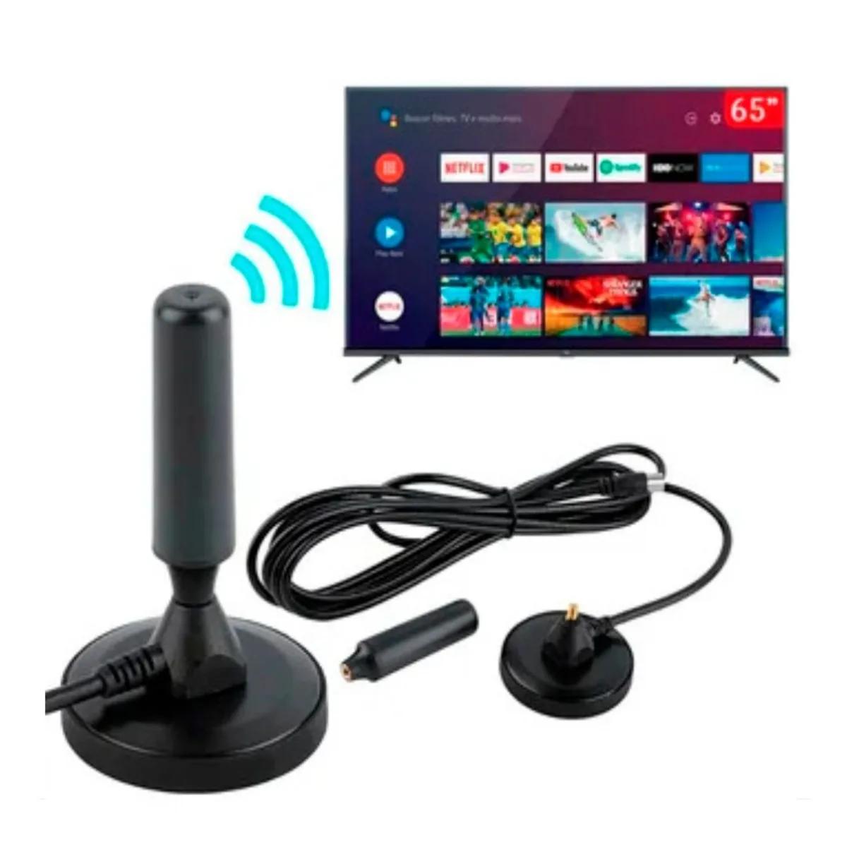 GENERICO - Antena Digital Para Tv - Hdtv Interna Externa