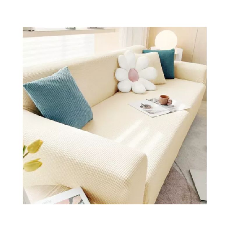 GENERICO - Set Fundas para muebles 3, 2, 1 / MODELO GALLETA PERLA