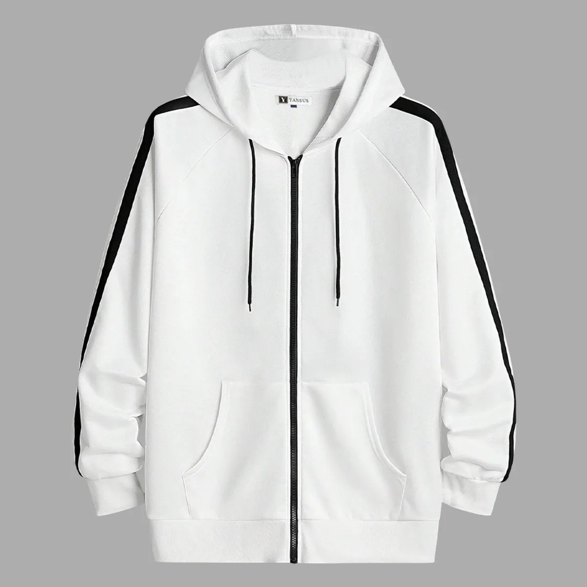 YANSUS - Polera Hombre Yansus Blanco Rayas