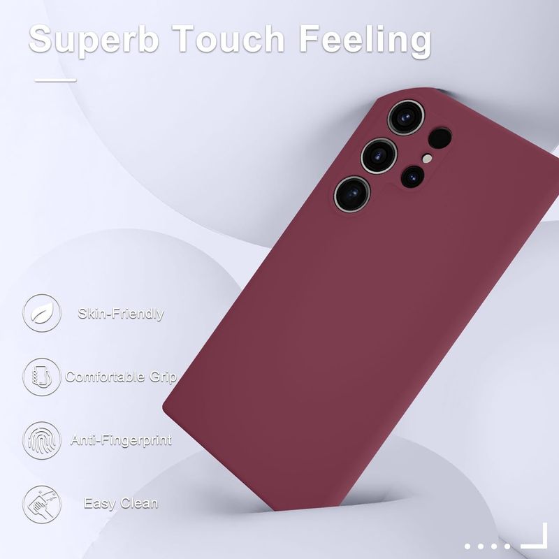 GENERICO - Case Silicona para Samsung S25 Ultra - Morado